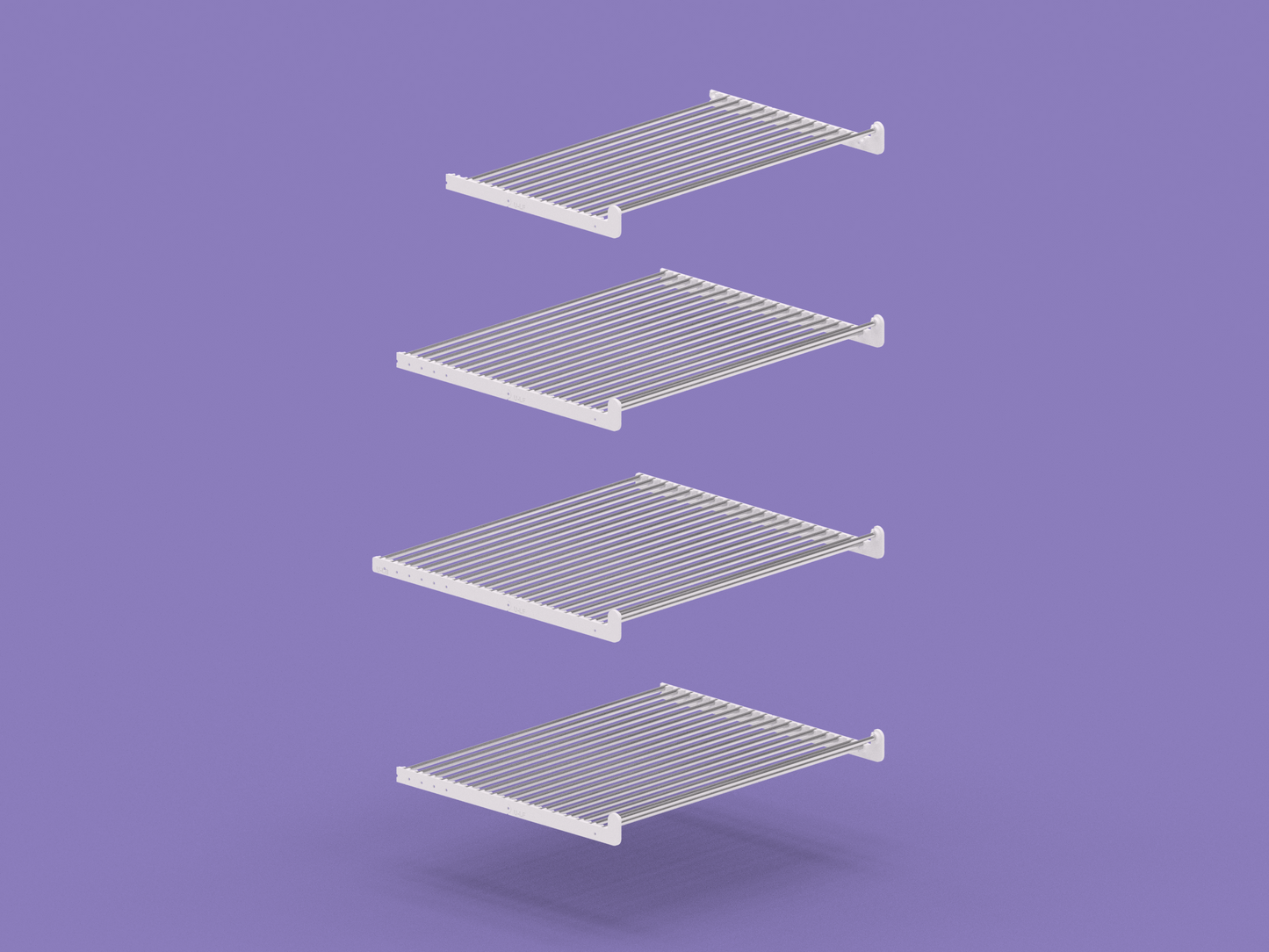 AeroRack - Shelving system for Airstream Bambi/Caravel 16RB
